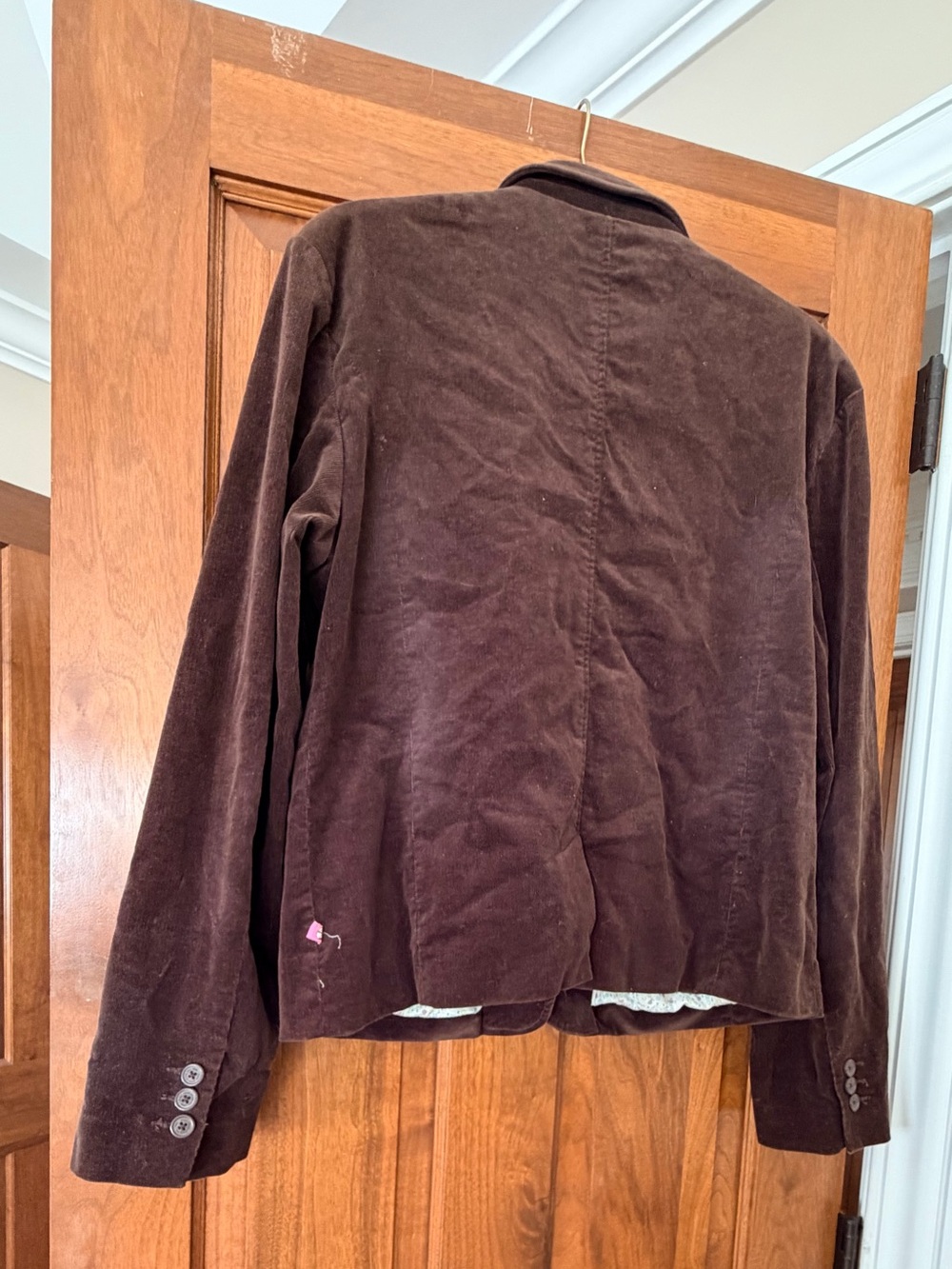 Duck Head Women's Dark Brown Corduroy Blazer - Picture 2 of 5